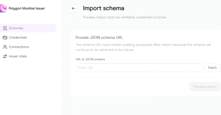 Import Schema