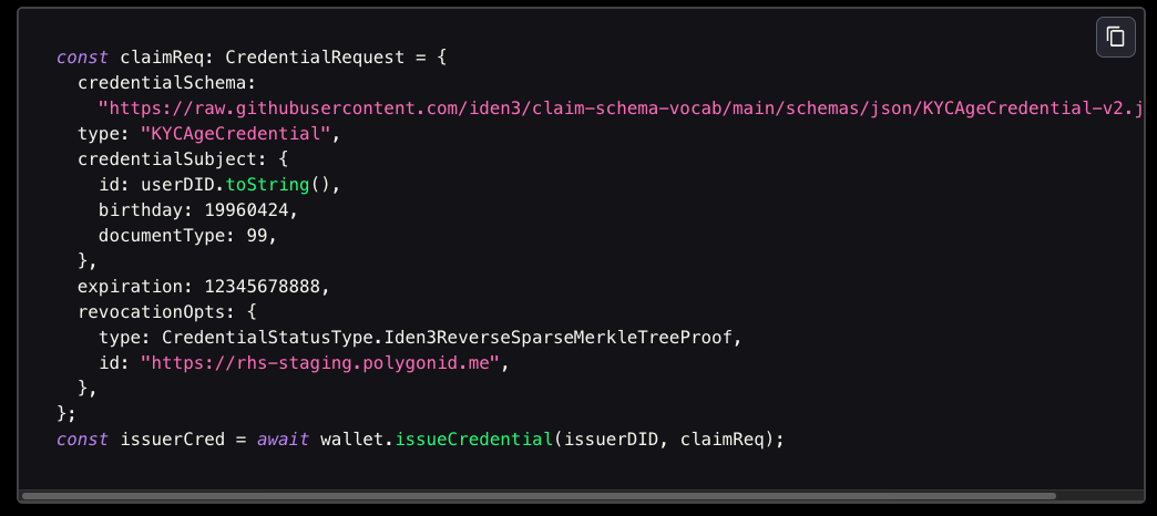 Automate issuance with API